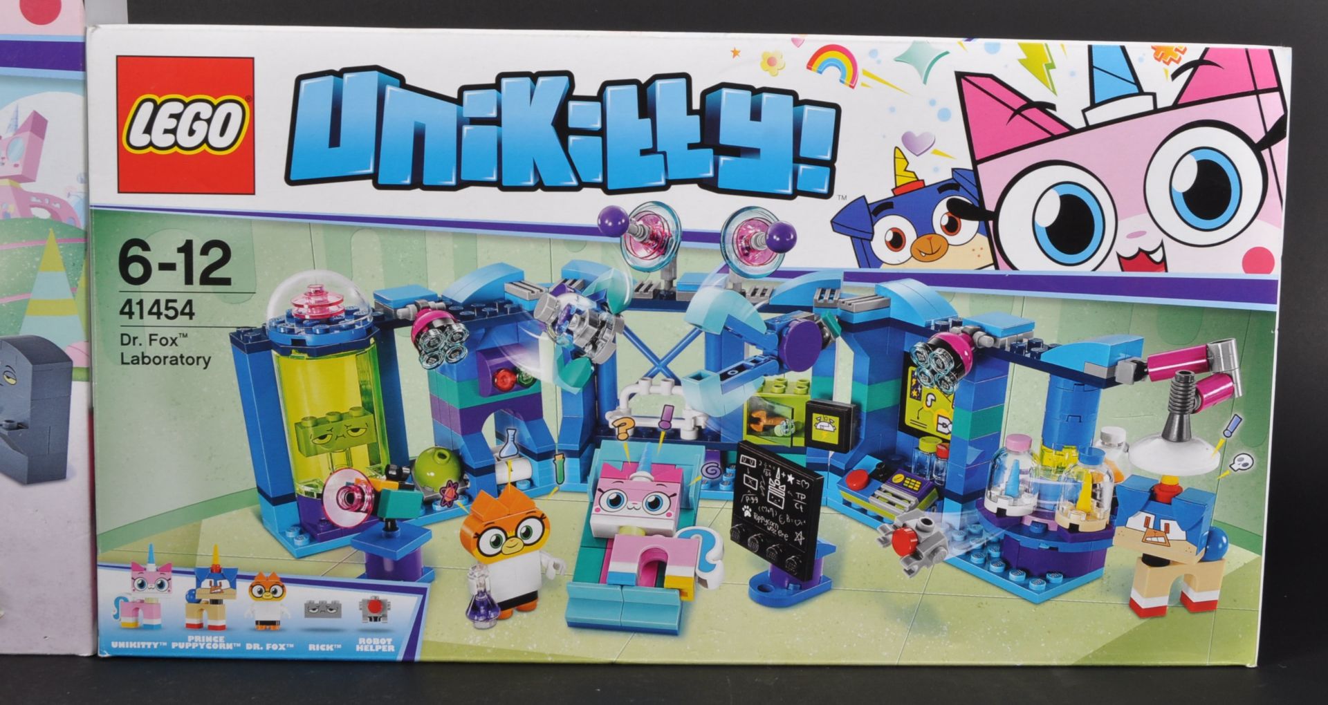 LEGO SETS - TWO UNIKITTY - 41456 - 41454 - UNIKINGDOM FAIRGROUND FUN & DR. FOX LABORATORY - Image 3 of 5