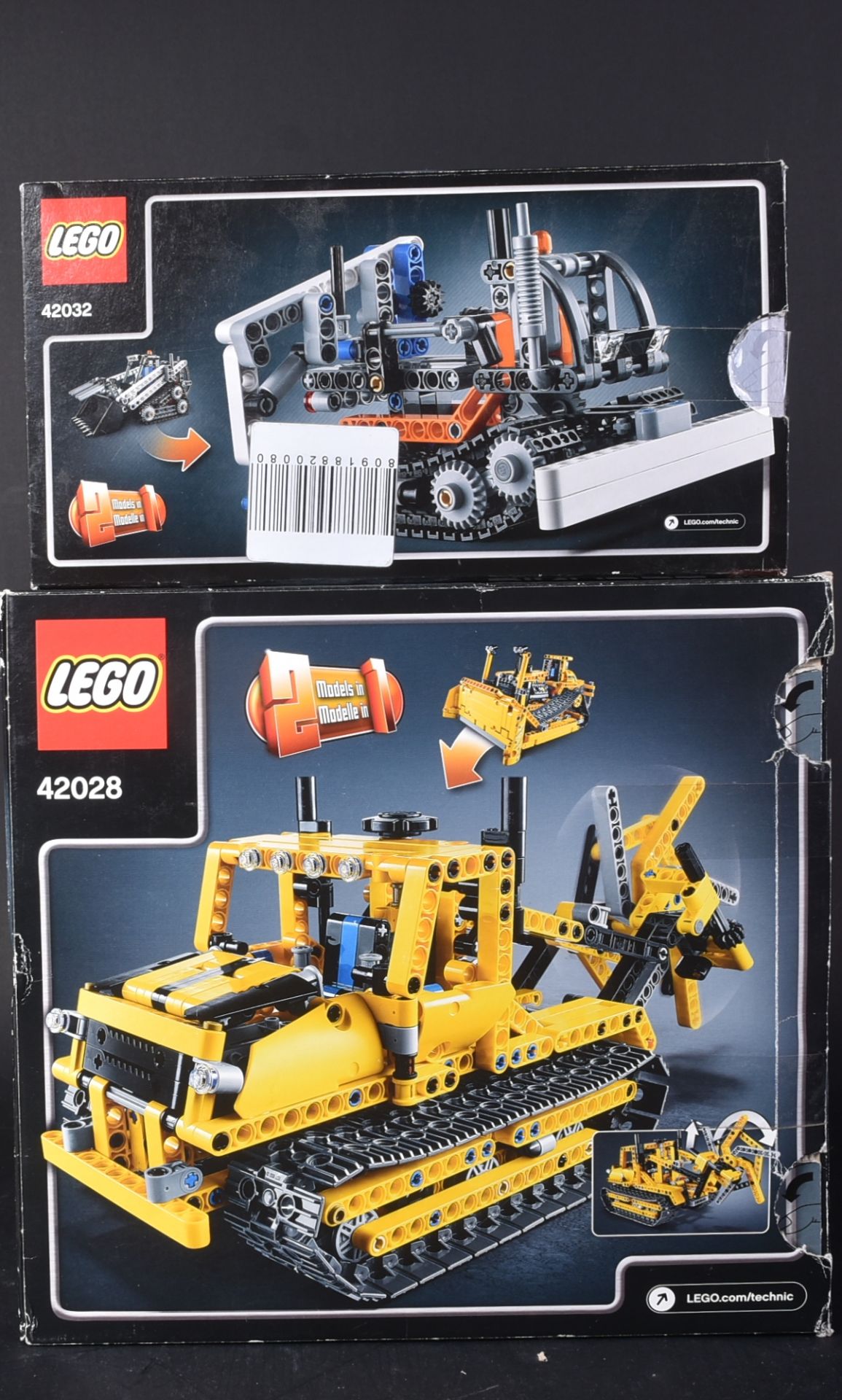 LEGO SETS - TECHNIC - 42028 - BULLDOZER AND COMPACT TRACKED LOADER - Image 3 of 3