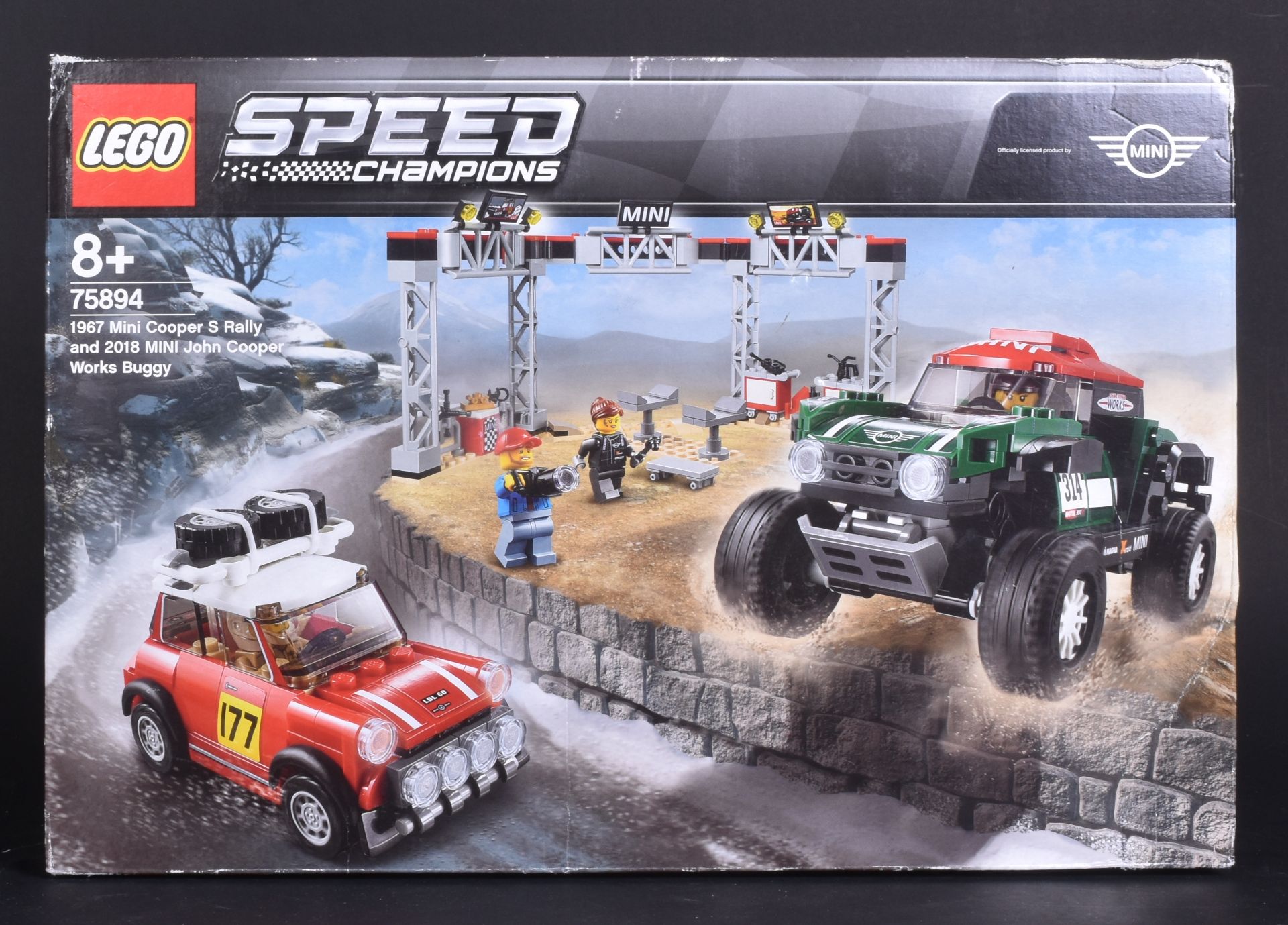 LEGO SET - SPEED CHAMPIONS - 75894 - MINI COPPER AND MINI JOHN COOPER.