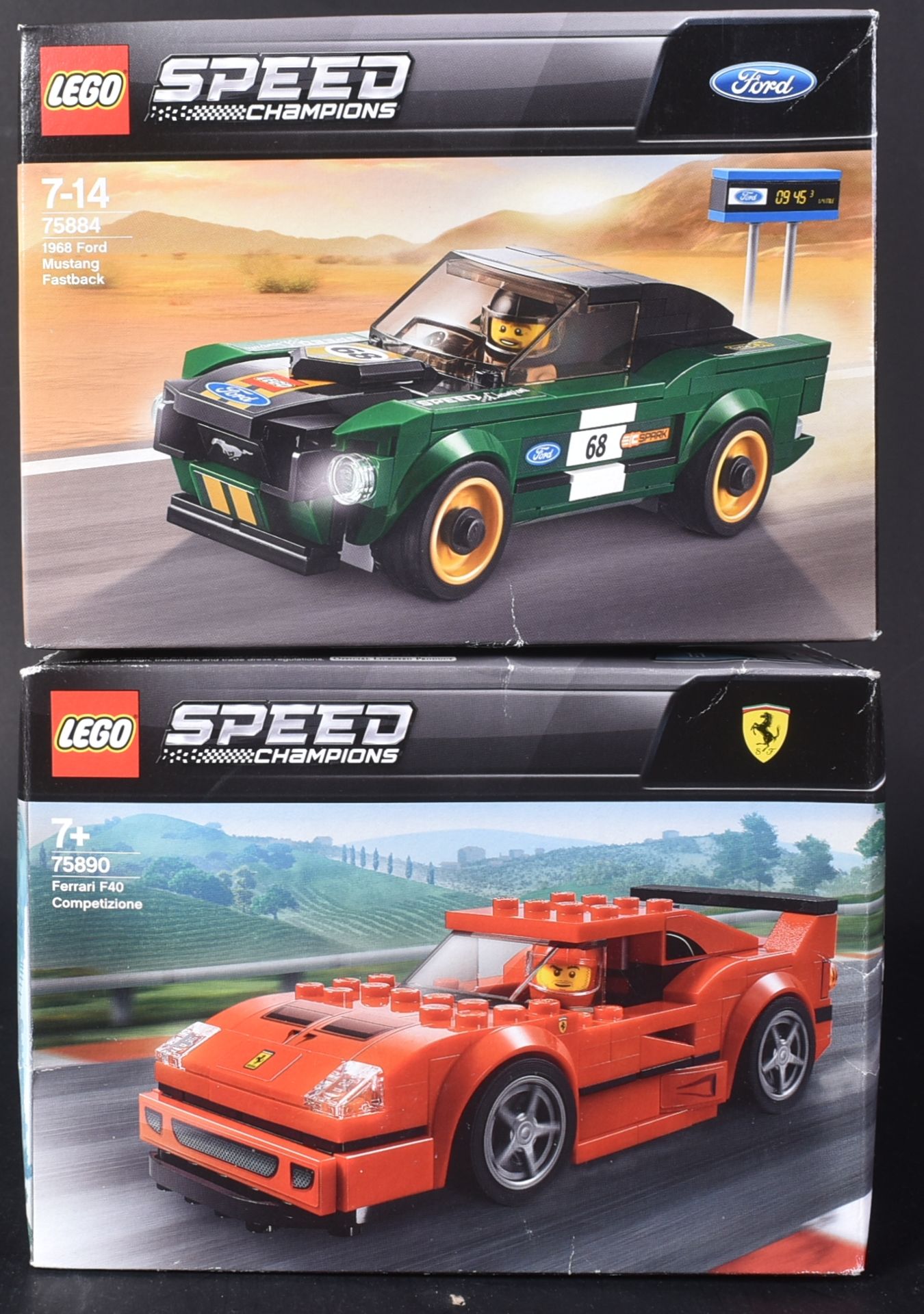 LEGO SET - SPEED CHAMPIONS - 75884 - 75884 - FORD MUSTANG & FERRARI F40