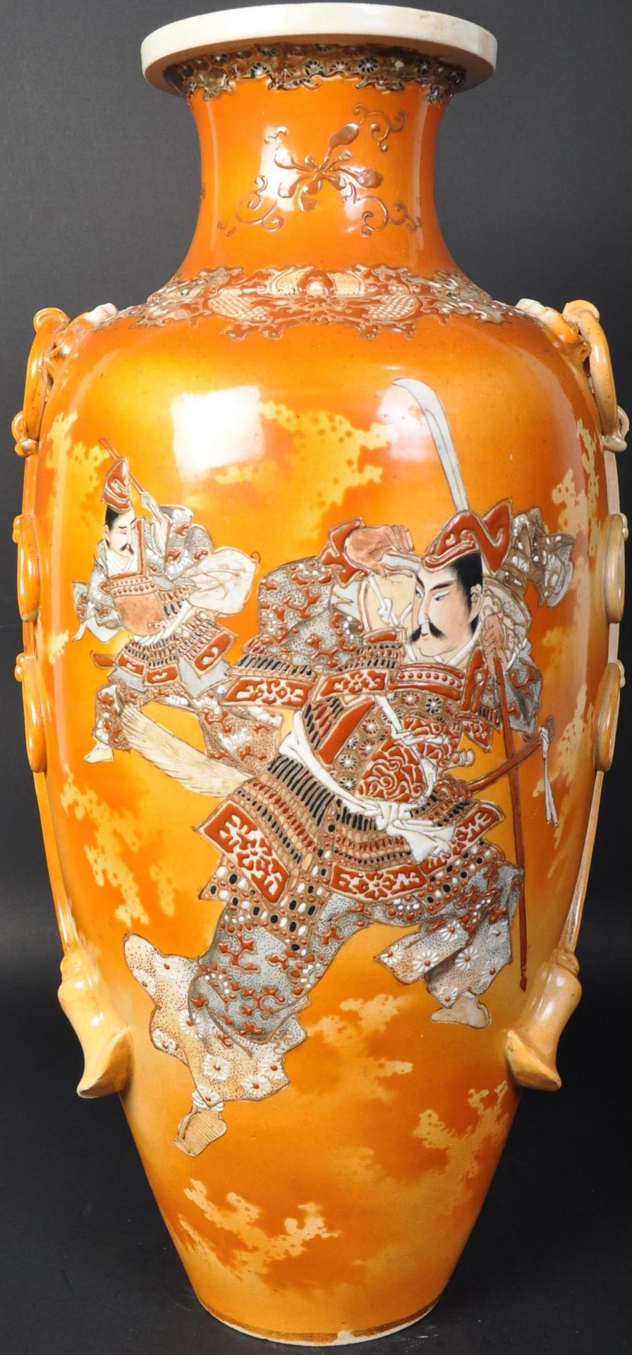 LARGE JAPANESE SATSUMA WARE VASE