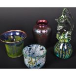 VINTAGE STUDIO ART GLASS ITEMS - MDINA, ISLE OF WIGHT, & MORE