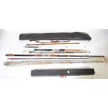 COLLECTION OF VINTAGE 20TH CENTURY FISHING RODS