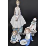 COLLECTION OF VINTAGE NAO BY LLADRO SPANISH PORCELAIN FIGURES