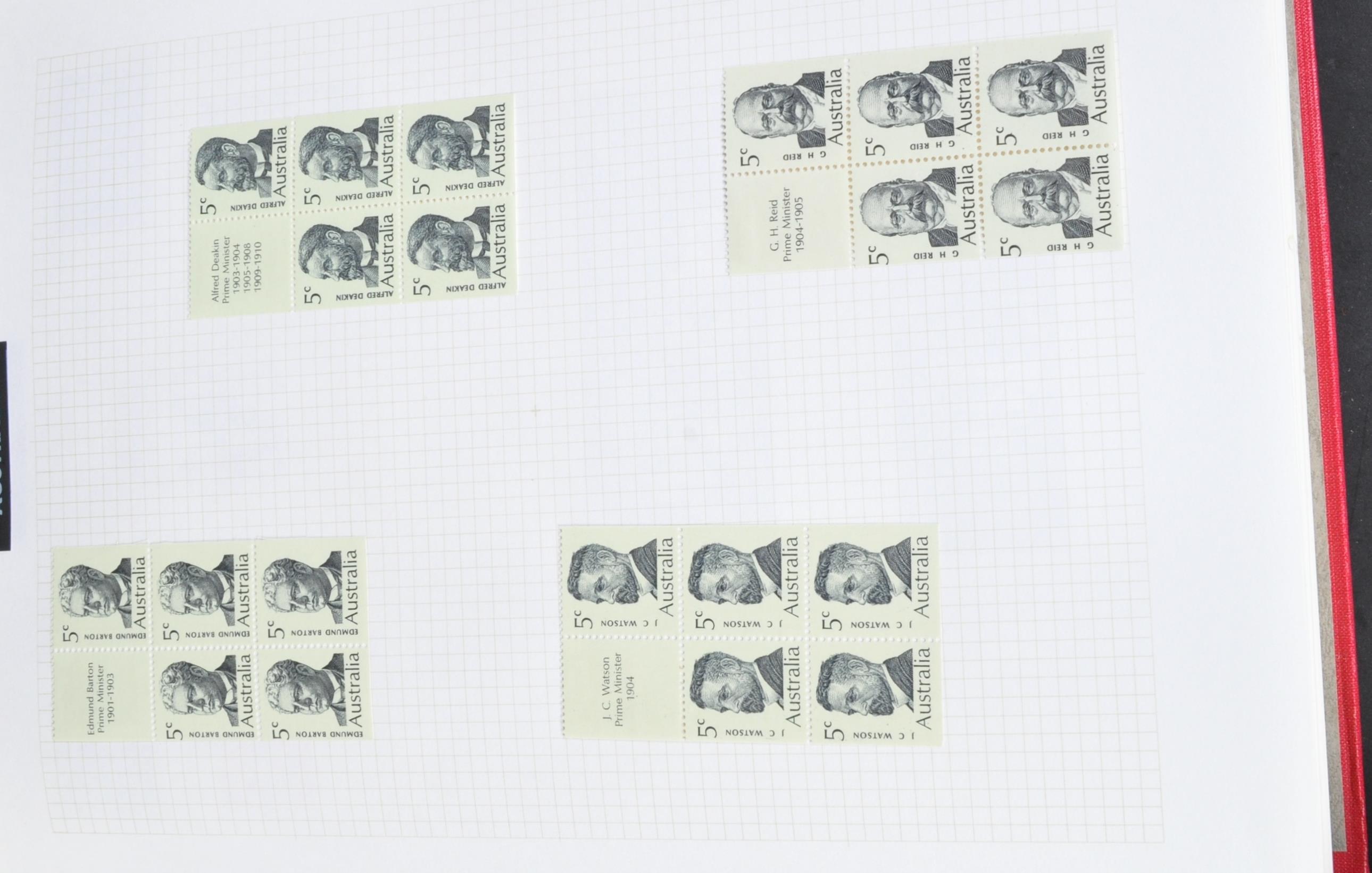 VINTAGE PRE & POST DECIMAL UNFRANKED / FRANKED STAMPS ALBUMS - Image 4 of 7