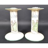 ROYAL DOULTON SERIES WARE CANDLE STICK HOLDERS