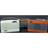 THREE RETRO VINTAGE PORTABLE RADIOS - PERDIO & ROBERTS