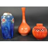 ASSORTMENT OF ARTS & CRAFTS STUDIO ART POTTERY ITEMS