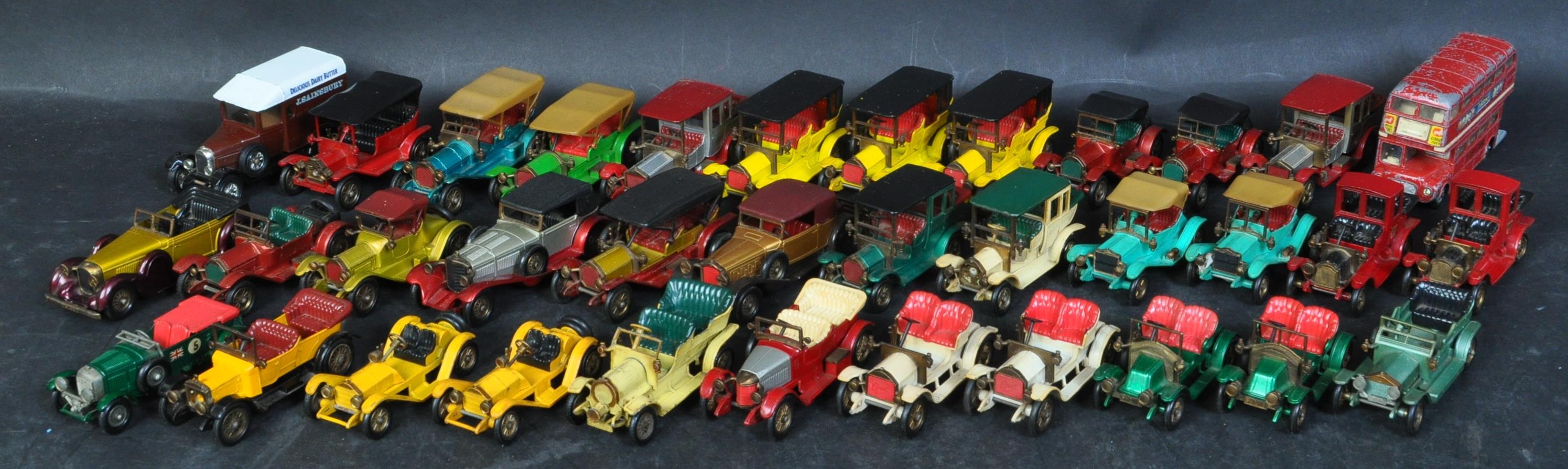VINTAGE THIRTY-FIVE LESNEY PRODUCTS DIECAST MDOEL CARS