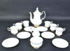 VINTAGE ROYAL ALBERT 'VAL D'OR' BONE CHINA COFFEE SET