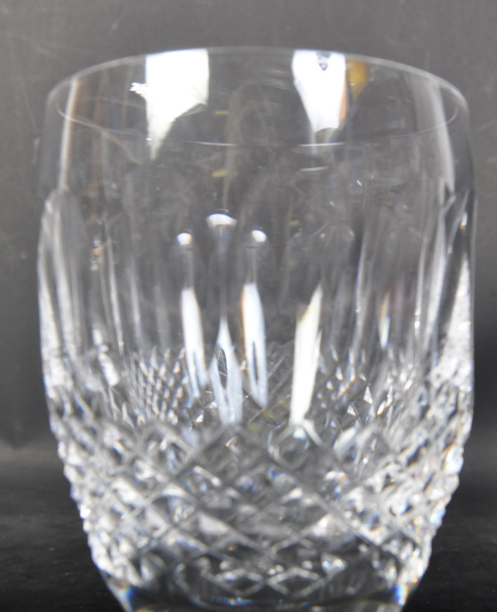 SIX VINTAGE WATERFORD CRYSTAL 'LISMORE' MULTI PURPOSE GLASSES - Image 4 of 5