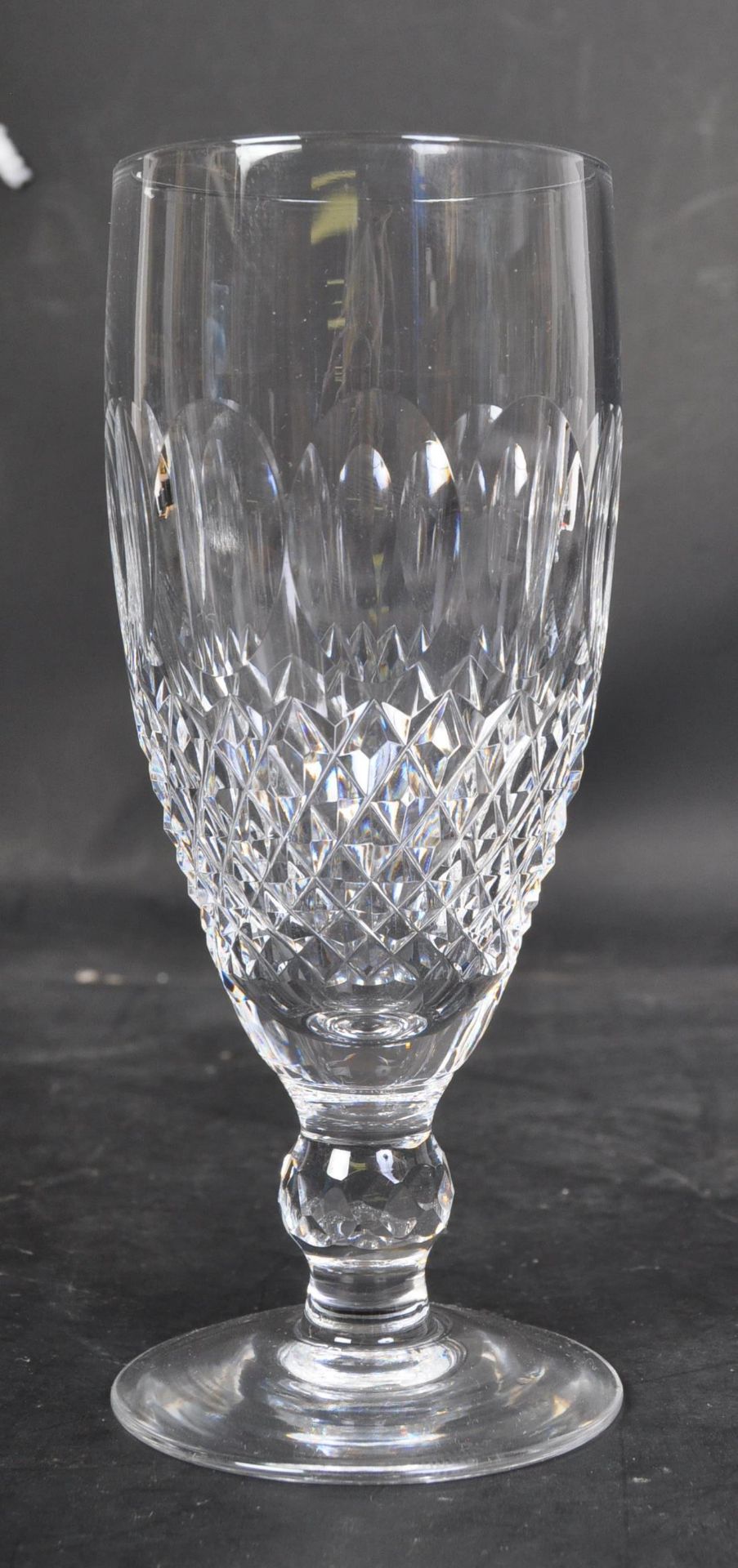 SIX VINTAGE WATERFORD CRYSTAL 'LISMORE' PILSNER GLASSES - Image 4 of 5