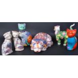 COLLECTION OF VINTAGE CERAMIC CAT FIGURES