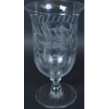19TH CENTURY VICTORIAN ACID ETCHED CELERY GLASS