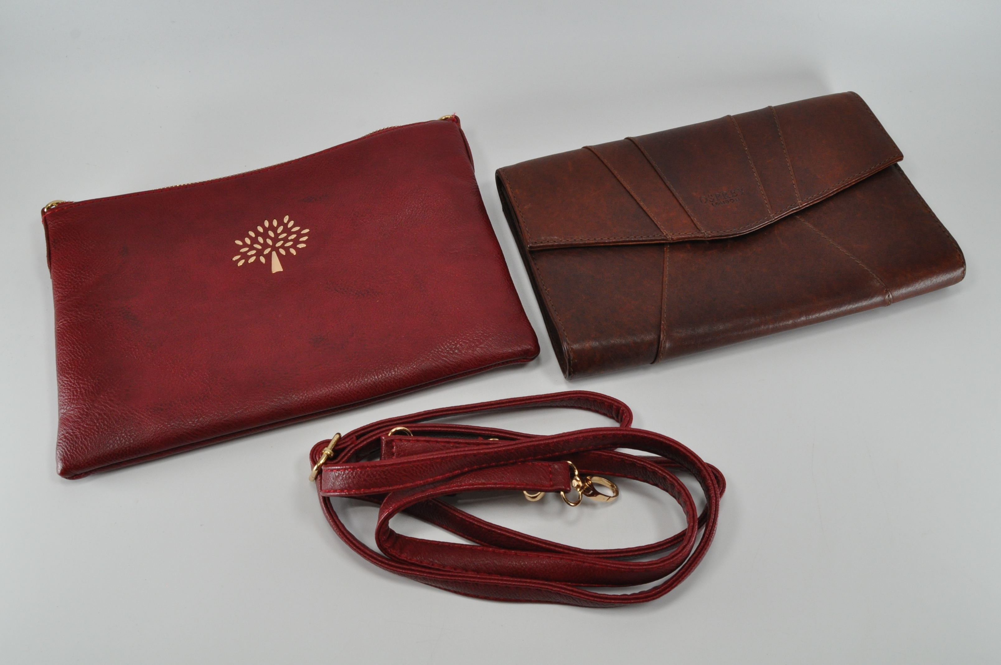 MULBERRY & OSPREY DESIGNER LEATHER HAND BAGS