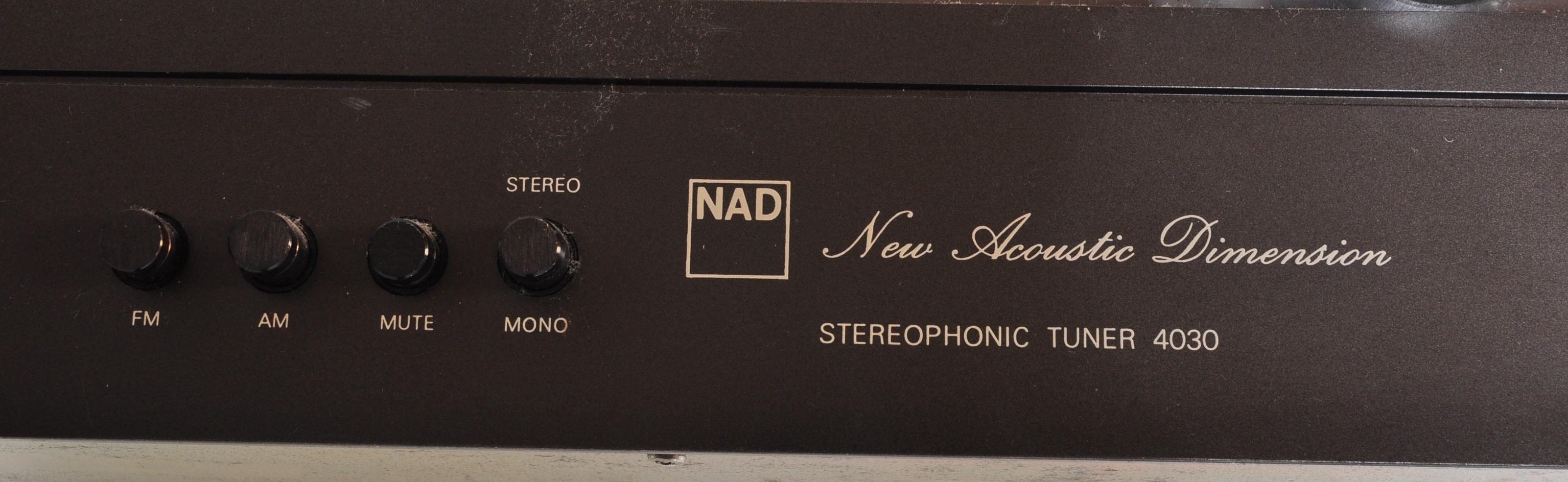 VINTAGE NAD HI-FI AUDIO STEREOPHONIC TUNER 4030 - Image 5 of 5