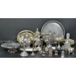 LARGE COLLECTION OF SILVER PLATE ITEMS