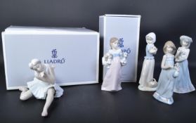 VINTAGE LLADRO & NAO SPANISH PORCELAIN FIGURINES