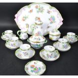 20TH CENTURY HEREND 'QUEEN VICTORIA' CABARET COFFEE SET