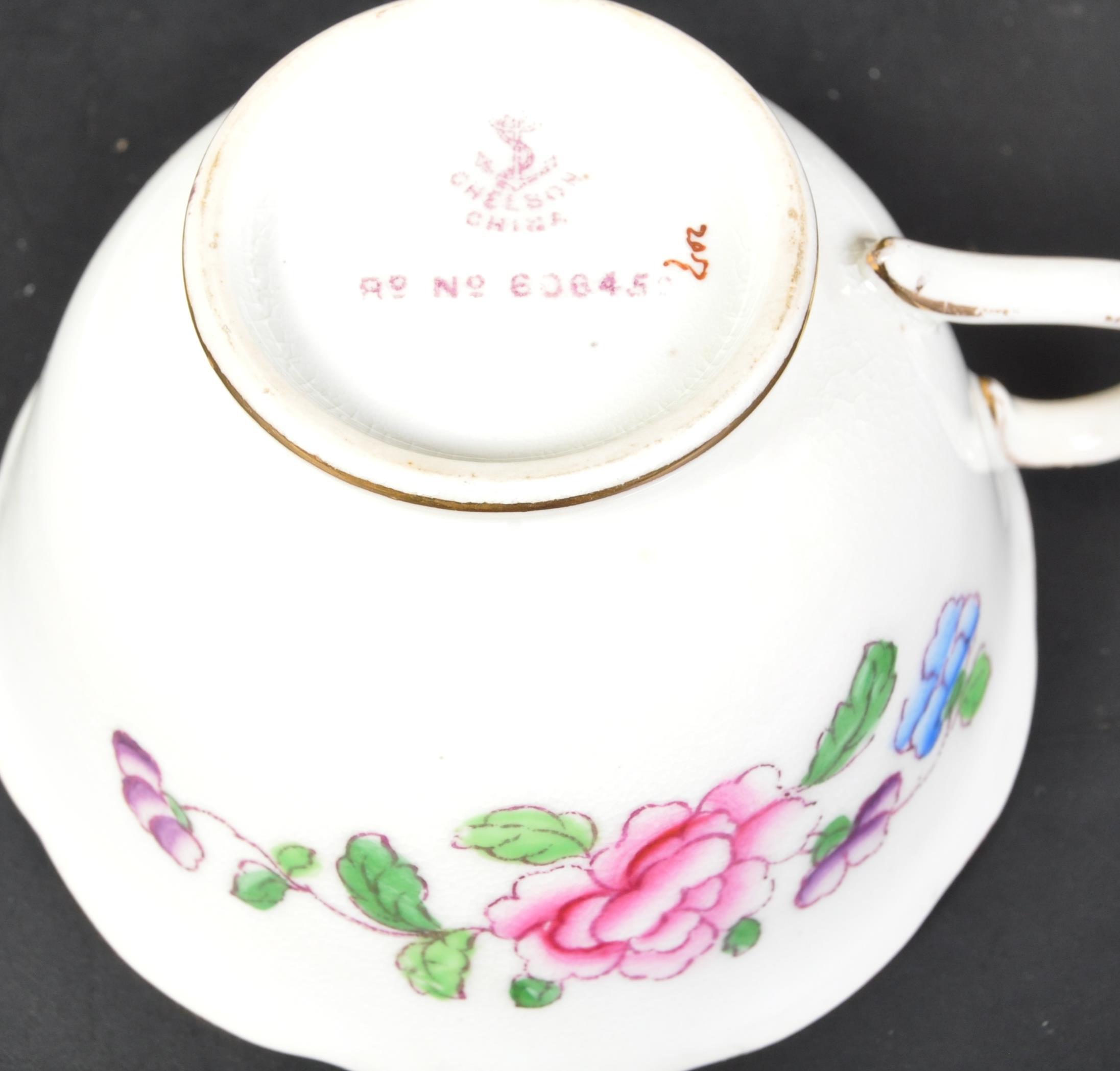 CHELSON CHINA, ENGLAND PORCELAIN TEA SERVICE - Image 6 of 6