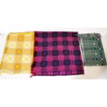 COLLECTION OF THREE 20TH CENTURY WELSH WOOL BLANKETS