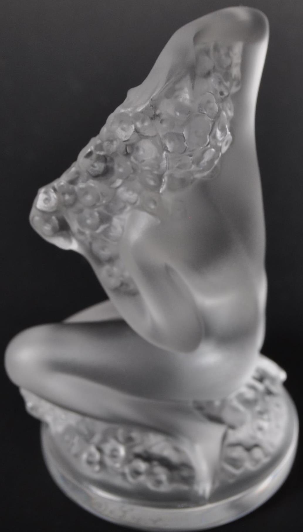 LALIQUE - FRANCE - ART NOUVEAU DESIGN FIGURINE OF FEMALE NUDE - Bild 2 aus 4