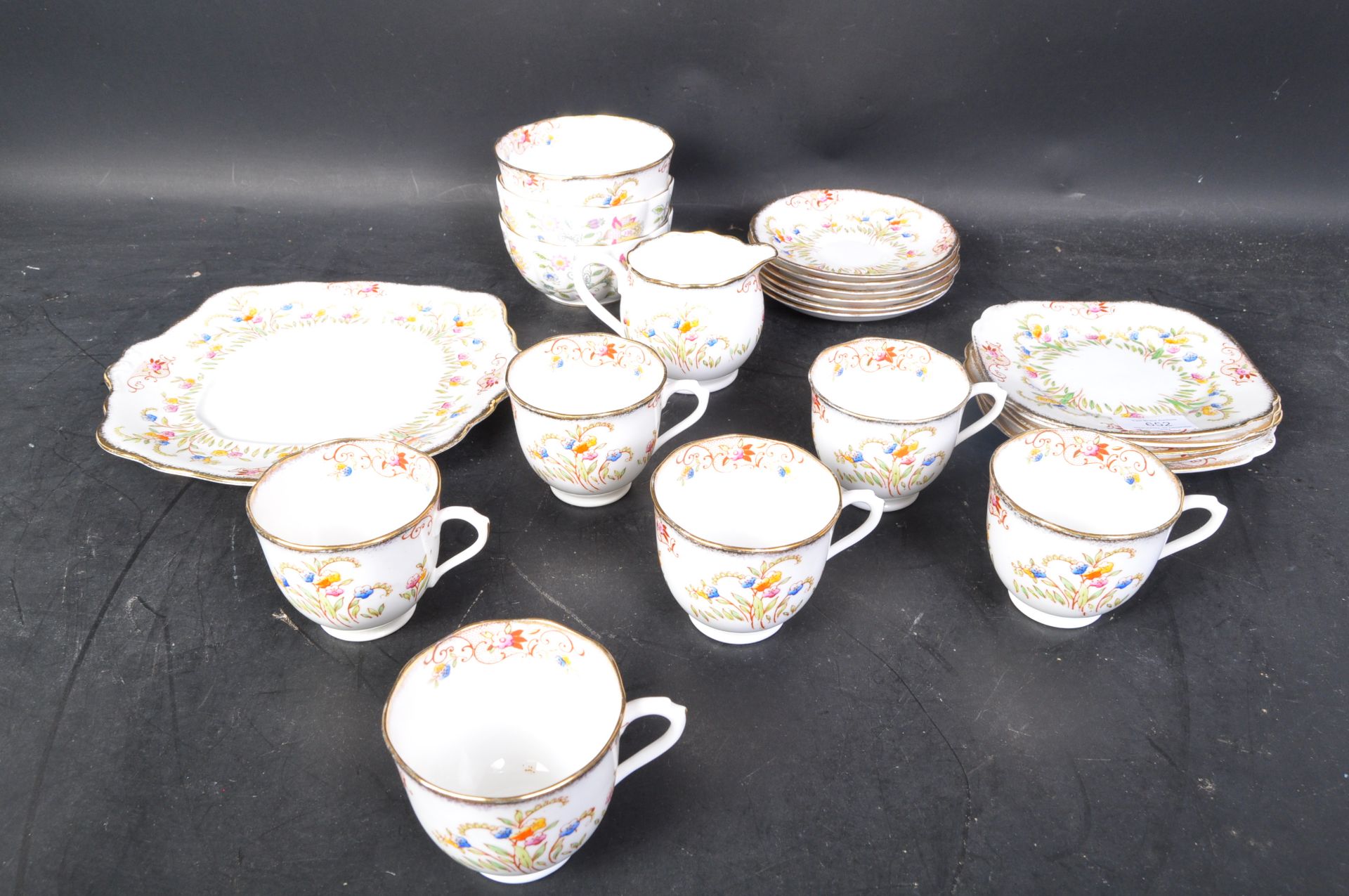 ROYAL ABERT PORCELAIN TEA SERVICE & ANOTHER