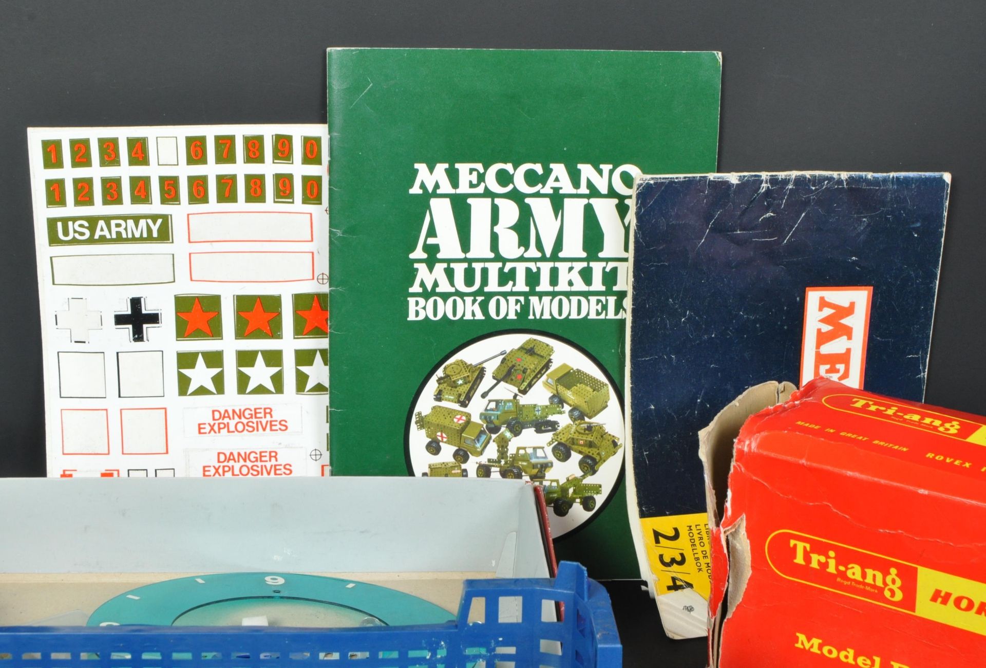 MECCANO CLOCK AND ARMY TOOL - HORNBY + TRI-ANG RAILWAY - Image 2 of 5