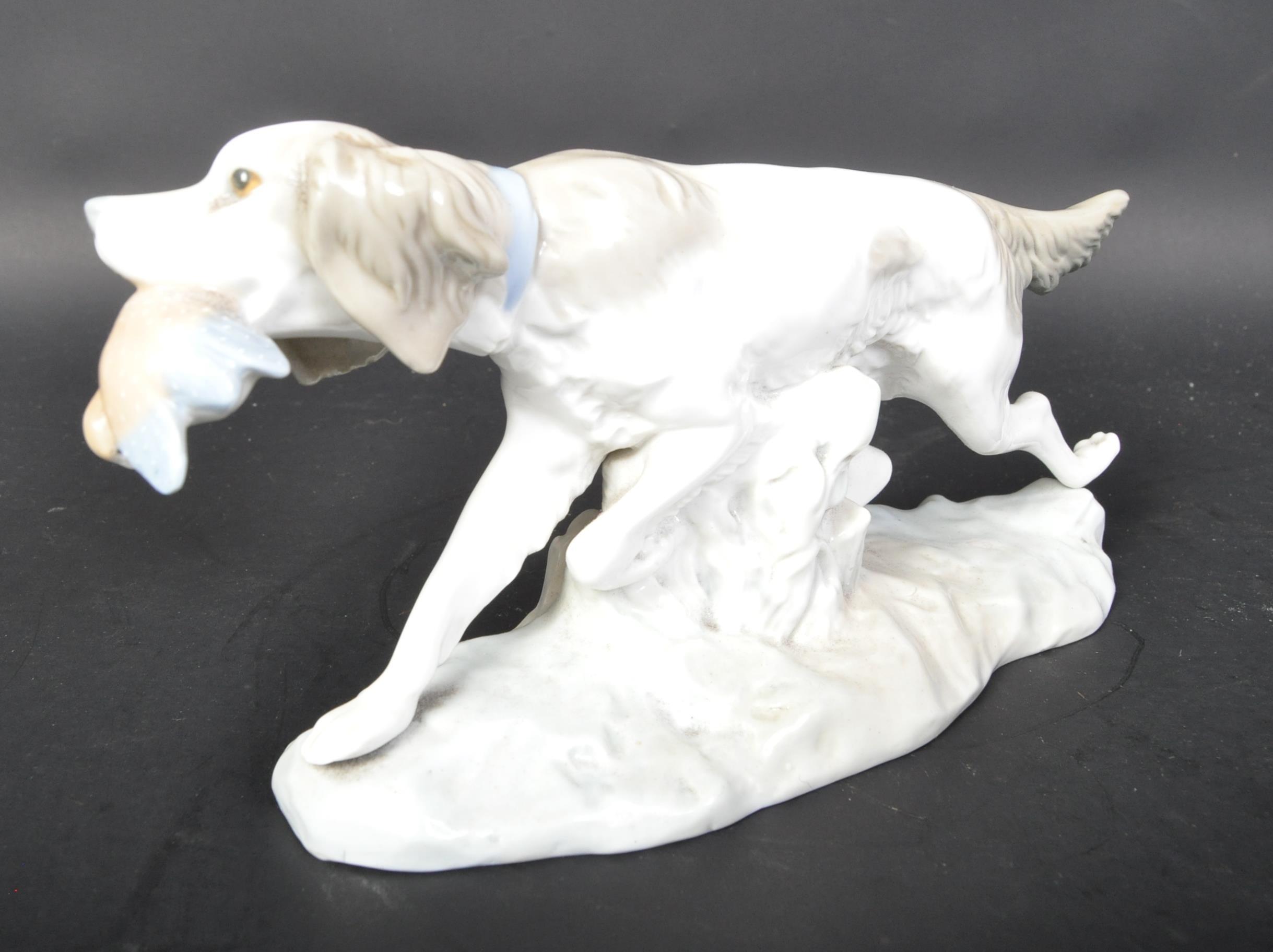 LLADRO HAND MADE SPANISH PORCELAIN - SPANIEL HUNTING DOG