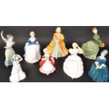 COLLECTION OF ROYAL DOULTON BONE CHINA LADIES