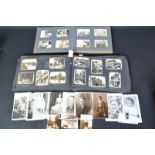 1940S PHOTOGRAPHS - COLLECTION IN ALBUM & LOOSE