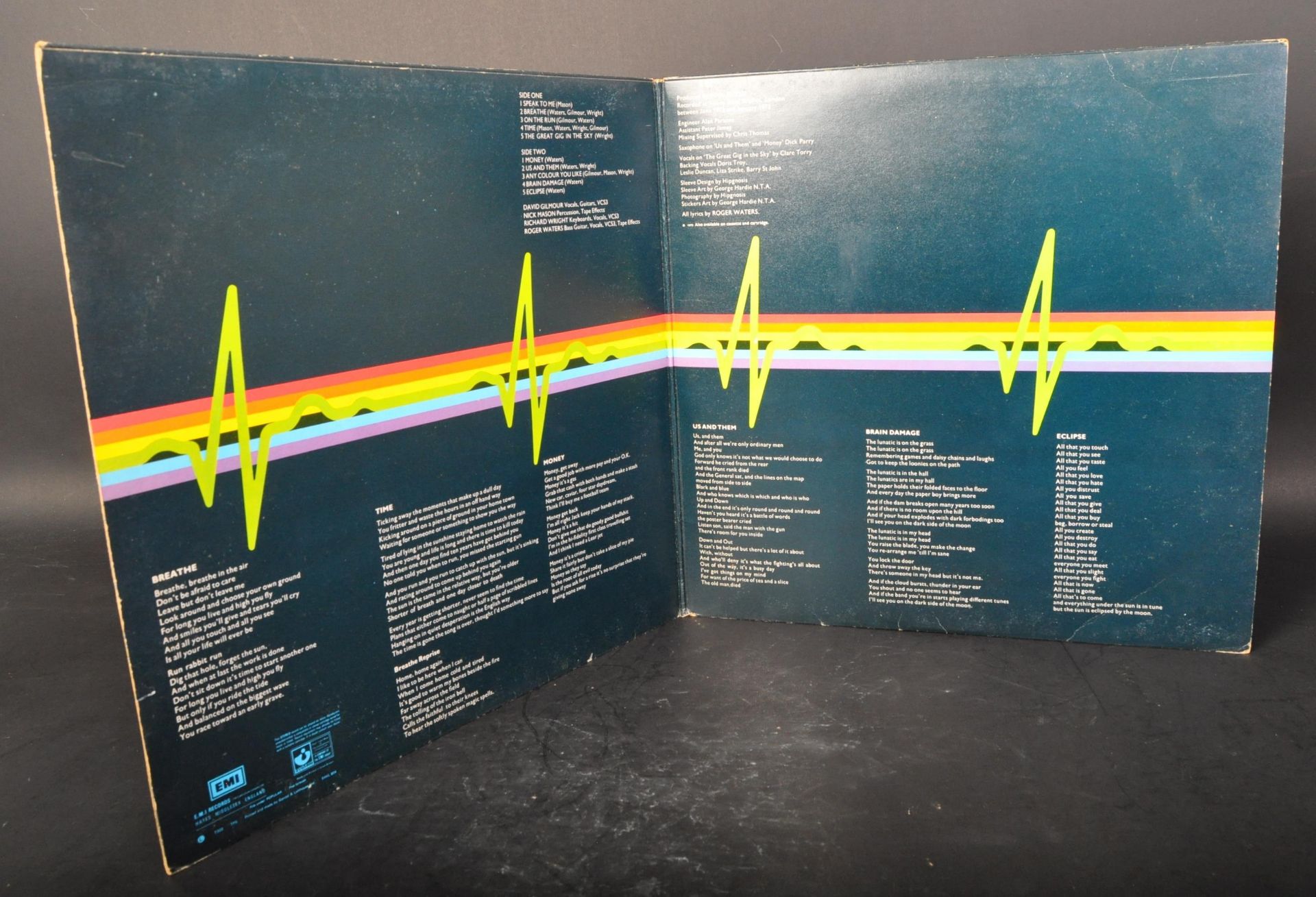 PINK FLOYD - DARK SIDE OF THE MOON - FIRST PRESSING - VINYL RECORD - Image 2 of 5