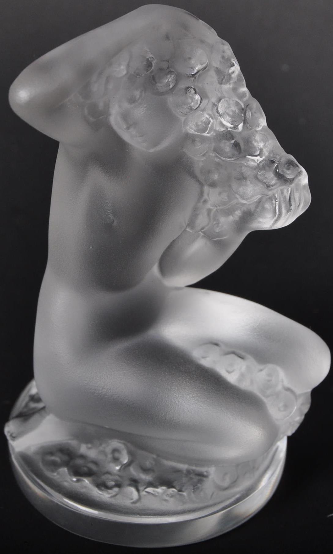 LALIQUE - FRANCE - ART NOUVEAU DESIGN FIGURINE OF FEMALE NUDE