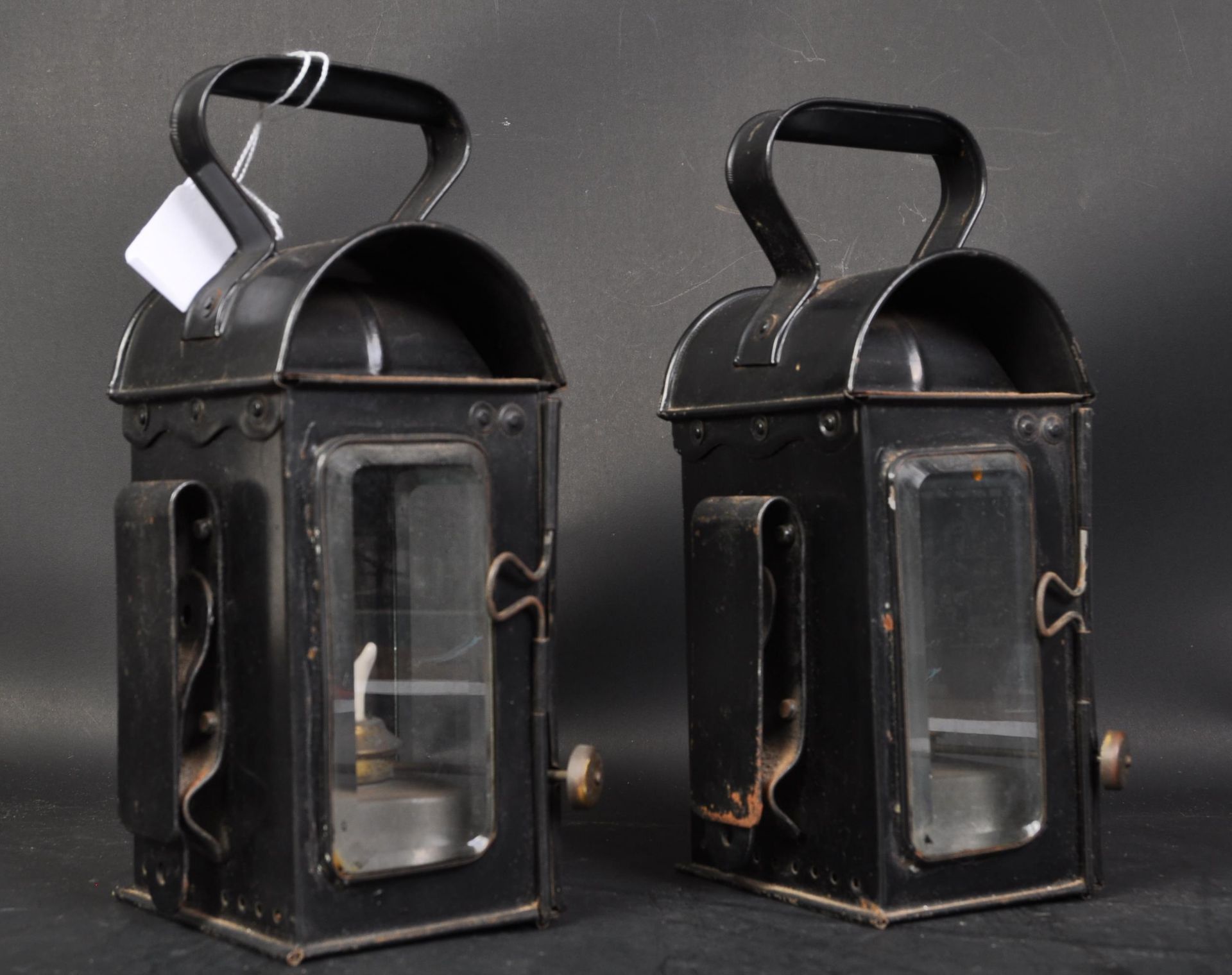 PAIR OF EARLY 20TH CENTURY RAYDYOT CARRIAGE LAMPS - Image 3 of 4