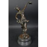 20TH CENTURY BRONZE SCULPTURE OF MOORISH LADY