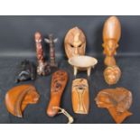 COLLECTION OF 20TH CENTURY TRIBAL ITEMS