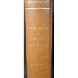 1903 SURVEY ATLAS OF ENGLAND & WALES - BARTHOLOMEW