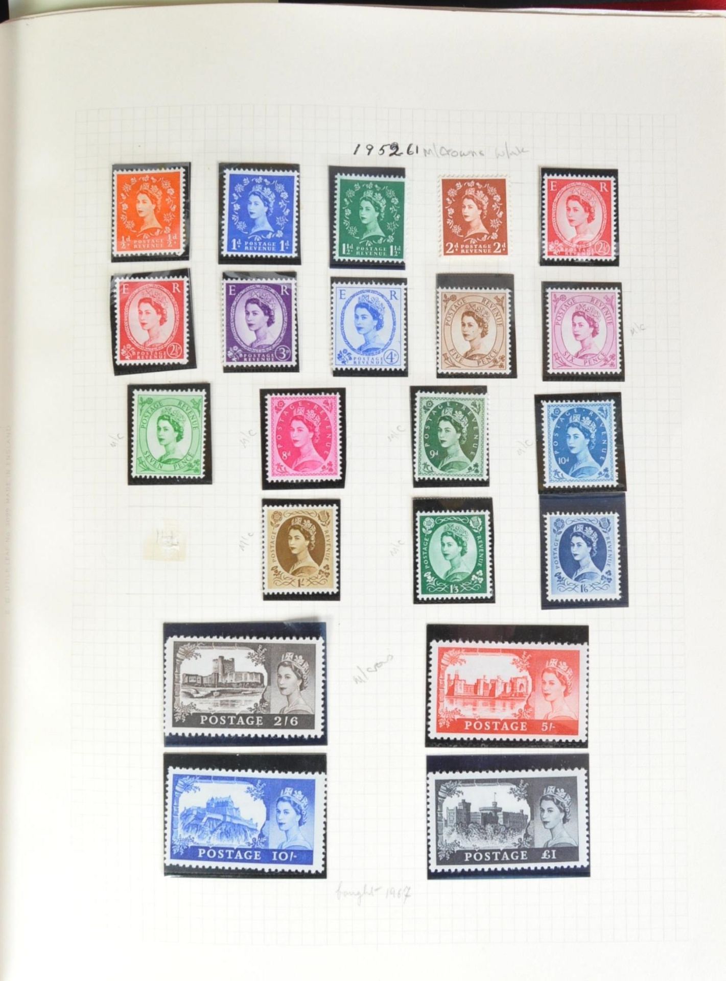 SINGLE ALBUM FRANKED & UNFRANKED STAMPS