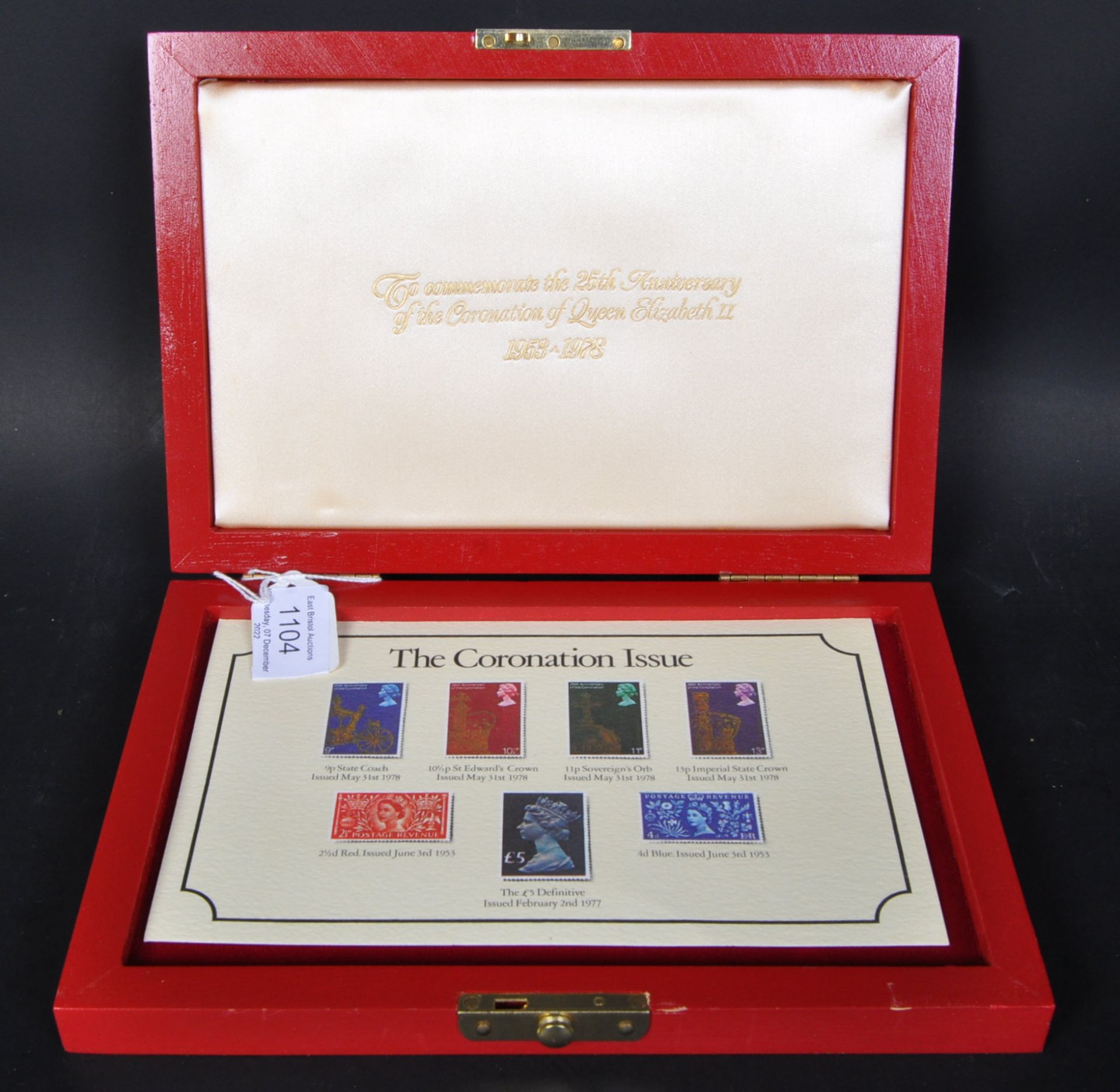 SET OF SEVEN SILVER .925 HALLMARKED COMMEMORATIVE STAMPS - Image 2 of 6