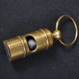 20TH CENTURY VICTORIAN STYLE BRASS WHISTLE