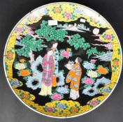 AFTER MEIJI PERIOD - JAPANESE FAMILLE NOIR CHARGER