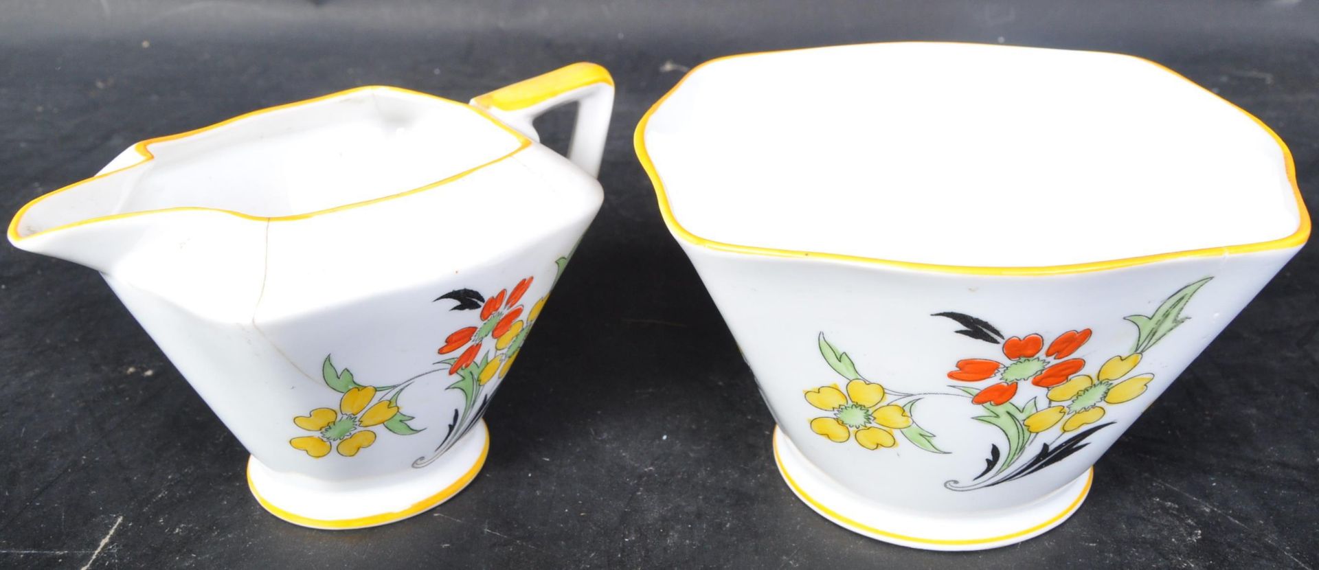 1930'S ART DECO STANDARD CHINA PORCELAIN TEA SERVICE - Bild 2 aus 5