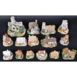 COLLECTION OF BRITISH MADE LILLIPUT LANE COTTAGES