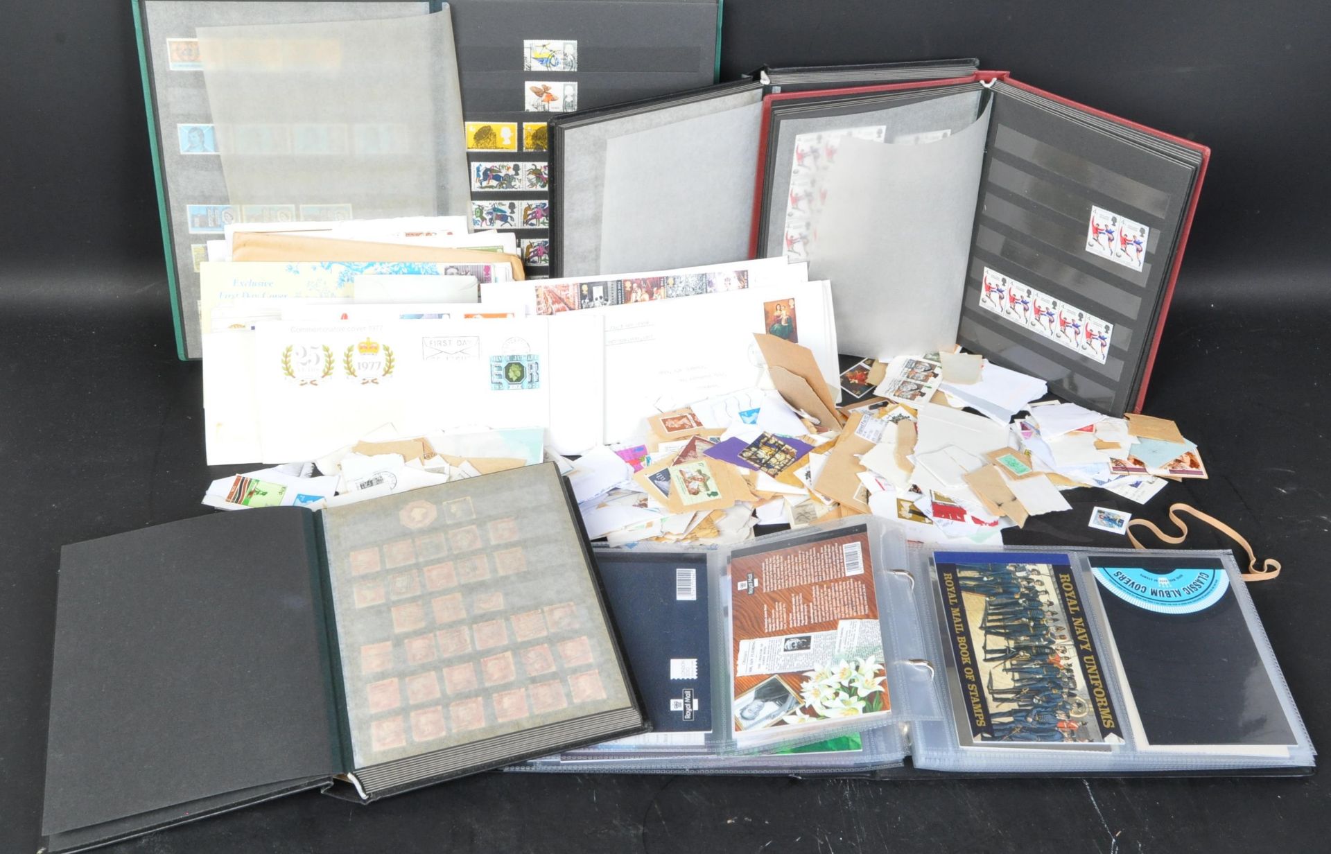 STAMPS - LARGE COLLECTION OF ASSORTED STAMPS IN SUITCASE