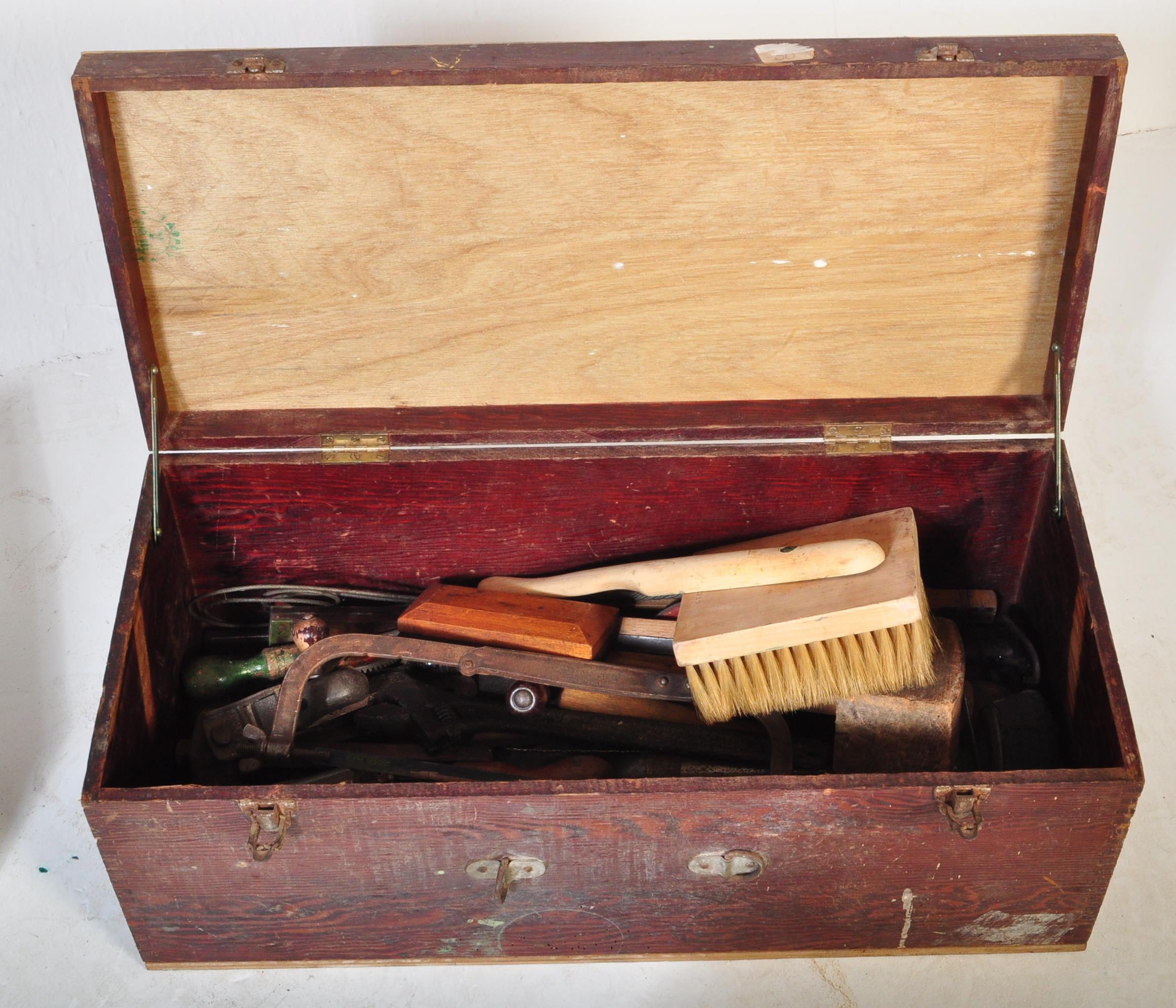 COLLECTION OF VINTAGE WOODWORKING TOOLS IN METAL BOXES - Bild 4 aus 5
