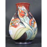 VINTAGE MOORCROFT POTTERY 'TULIP' VASE