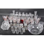 COLLECTION OF 18TH 19TH CENTURY & VINTAGE DRINKING GLASSES