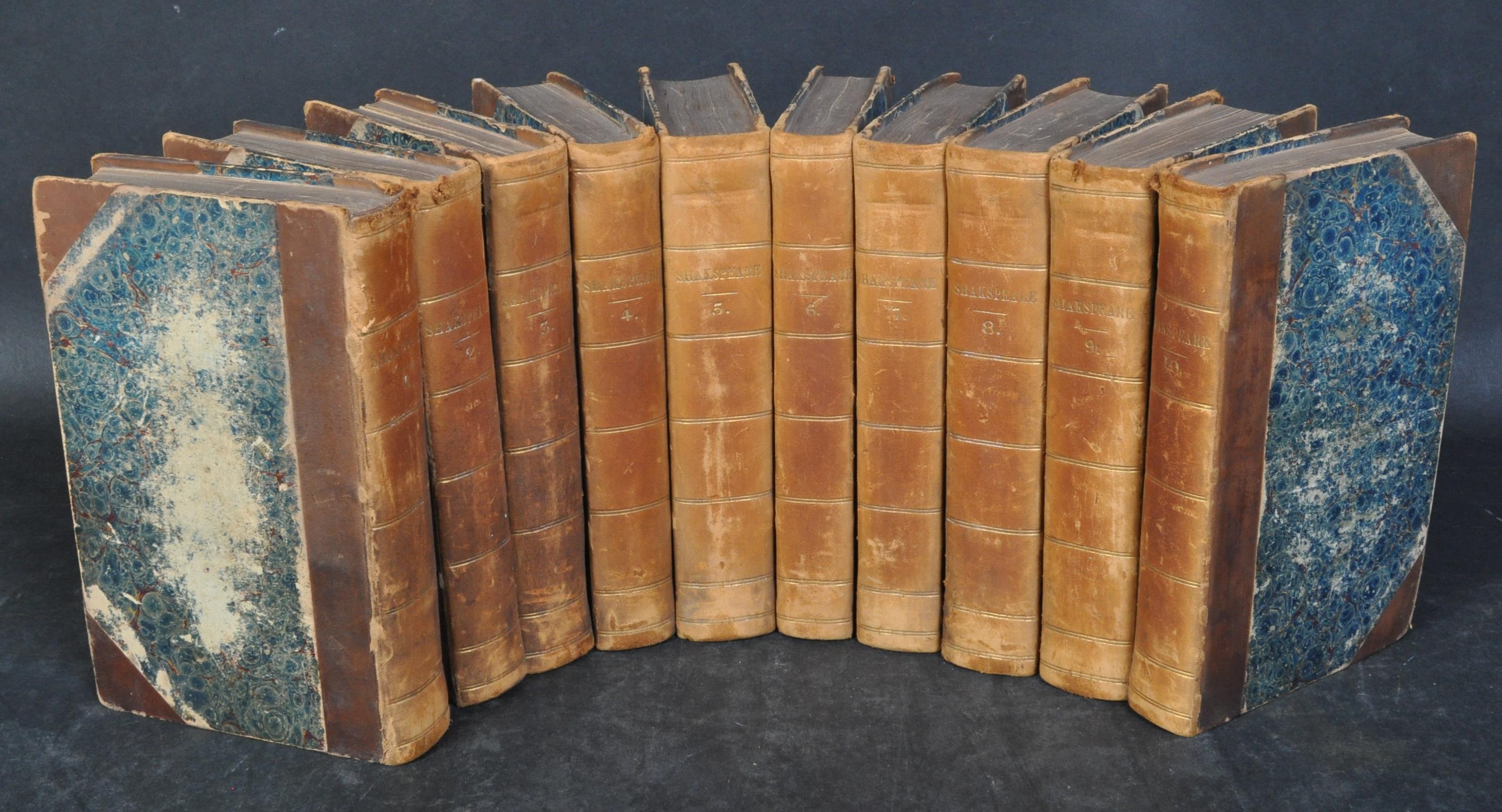 THE PLAYS OF WILLIAM SHAKESPEARE - IN TEN VOLUMES