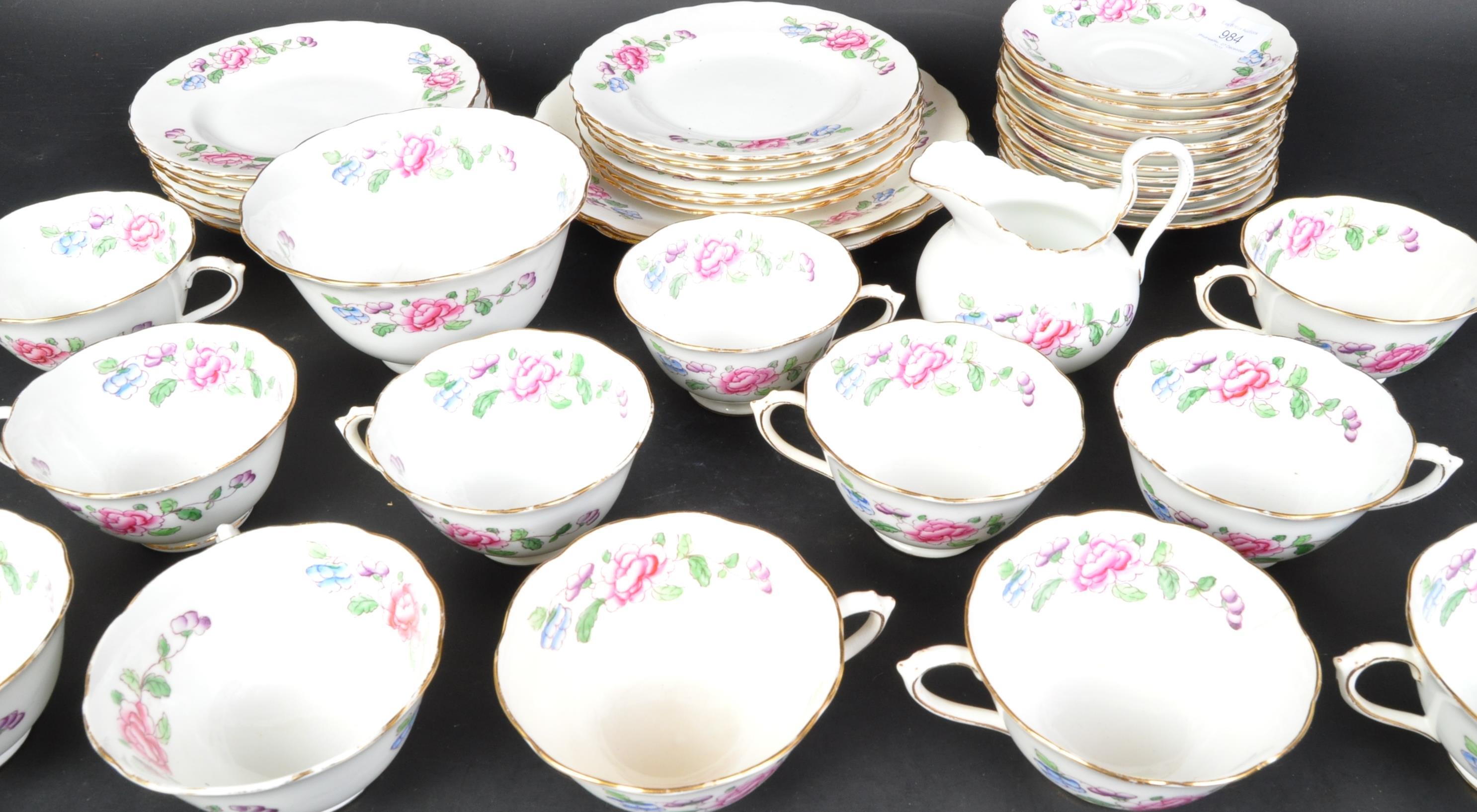 CHELSON CHINA, ENGLAND PORCELAIN TEA SERVICE - Image 2 of 6