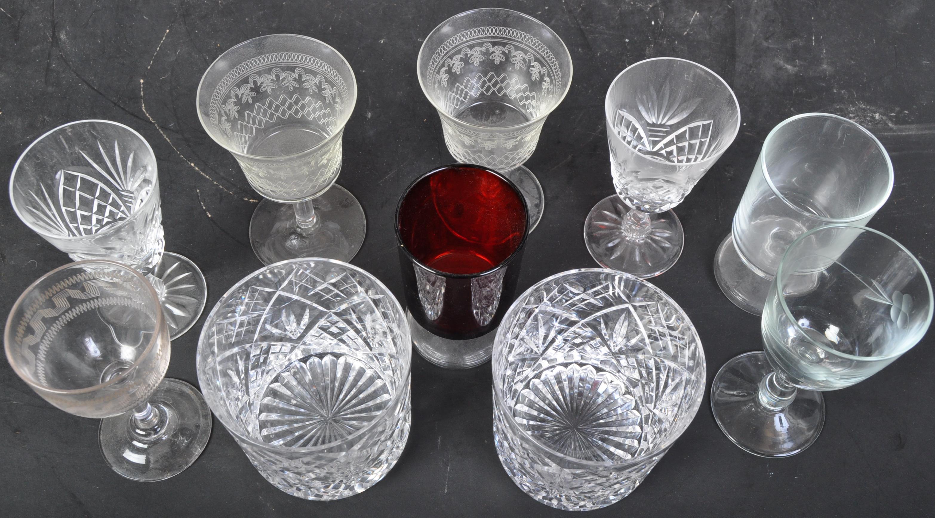 COLLECTION OF 18TH 19TH CENTURY & VINTAGE DRINKING GLASSES - Image 4 of 7